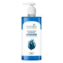 Biotique Ocean Kelp Anti Hairfall Shampoo | Intensive Hair Growth Therapy| Anti Hairfall Shampoo that Maintains Shine |100% Botanical Extracts | Su blue