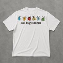 Sad Bug Shirt, Minimal Insect Graphic Tee, Cottagecore Nature Shirt, Cute Gift For Her S gray