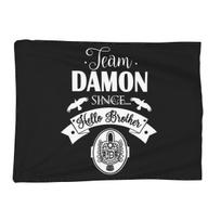 The Vampire Diaries Damon Salvatore Blankets Soft Warm Flannel Throw Blanket Bedspread for Bed Living room Picnic Travel Home Size: 75*100cm, Weight: 230 GSM gray