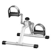 Folding Portable Stationary Exercise Bike with Adjustable Resistance Cycle Pedal Exerciser for Indoor Physical Therapy gray