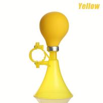 Children Bikes Loud Bell Bicycle Air Horn Safety Horn Colorful Bells Bike Handlebar Bell Ring Bike Accessories geltona