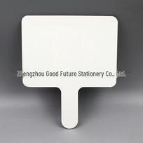 Dual-Sided Handheld Erasable Whiteboard for Classroom and Broadcast black