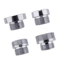 Metalinis dušo filtras, adapteris, 4 vnt. rinkinys, dušo galvutė, vandens minkštiklis, adapteris, paprastas montavimas, kietam vandeniui valyti 1 gray