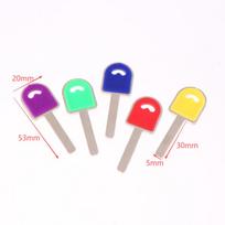 10Pcs Colored Key Blanks - Shed Chain Gate Garage Key Making Mold Accessories, DIY Lock Hardware Replacement Parts beige