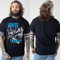 Y2k Ignite Graphic Cotton Tshirt Unisex Summer Short Sleeve Fashion Brand Tee Luxury Casual Vintage Tees M gray