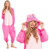 Women's onesie kigurumi stitch pink 155-165 cm m pink
