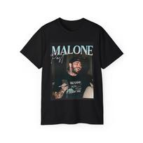 Post Malone vintage graphic 90s concert rap hip hop Unisex Ultra Cotton Tee XXXXL black