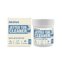 Jet Bathtub Cleaner Tablets Deep Cleaning Remove Stains Restore Shine Scale Dirt Remover 8 Pack less