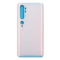 Parts Battery Back Cover for Xiaomi Mi Note 10, Mi Note 10 Pro, CC9 Pro Glass Rear  Housing balta