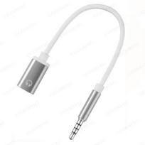 3,5 mm Aux garso lizdas Stereo ausinių garso skirstytuvas Ausinių skirstytuvas Dvigubas adapterio laidas skirtas IOS Android telefonui MP3 sidabras