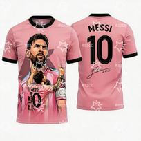 2026 Messi No.10 Football Jersey Fan Commemorative Gift Summer Sports T-Shirt Kid's Clothing Tee Cycling Jersey S