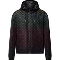 LOUIS VUITTON Monogram gėlių gradiento margintas vėjo striukė 1AGTFW 52 juoda