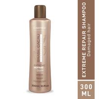 CADI-VEU BRAZILIJA-KAKAVA Profesionali šampūno priemonė (Ekstremaliai atstatantis šampūnas, 300 ML) beige