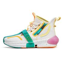 Anta Dragon Ball Super X  Gotenks Comfortable Shock Absorbing Non-Slip Wear-Resistant High-Top Basketball Shoes Men Basketball Shoes 112011619-12 44.5 white