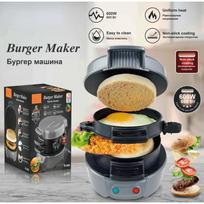 600W Buitinis Burgerių Sumuštinių Gaminimo Aparatas Multifunkcinis Pusryčių Vaflių Aparatas Mažas Skrudintuvas Duonos Kepimo Aparatas sidabras
