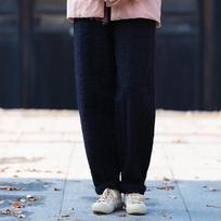Žieminės medvilninės lininės moteriškos dygsniuotos liekninančios šiltos kelnės One Size