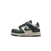Nike Dunk Low 'Pale Ivory Deep Jungle Vintage Green' Toddler Girls' FB9107-301 26 black