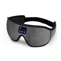 3D Eye Mask Music Play Sleeping Headphones with Built-in HD Speaker Mask For Sleep Headphones Bluetooth pilka spalva