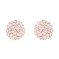 Swarovski Blow Minimalistiniai paauksuoti auskarai Moteriški auskarai 5528456 Box (Random Color),Pink white