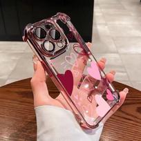 Case For VIVO V70FE V60 V40 V50 Lite Y05 Y04 Y03 Y27S Y28 Y28S Y21 Y31 Y33S Y21S Y17S Y36 5G Airplane Route Love Heart Cover Y17S brown