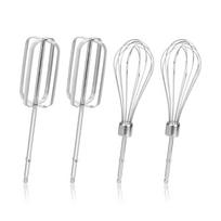 4 Pack Stainless Steel Whisk Attachments Hand Mixer Replacement Part Perfect for Frothing Cream and Mixing Ingredients 1