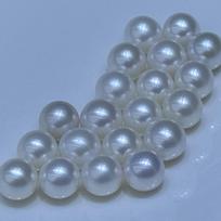 Natural freshwater pearls AAAA grade bare beads granular beads loose beads round strong light round beads jewelry accessories 5.5-6mm balta