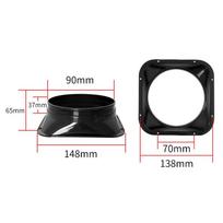 100-200mm ABS Flange Duct Fan Hose Connector Air Ventilation Adapter for Kitchen Hood Ventilator Pipe Connecting Exhaust Outlet