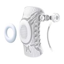 Adjustable Lock Knee Brace for Running and Basketball with Spring Support and Silicone Pad Compression Sleeve L smėlis