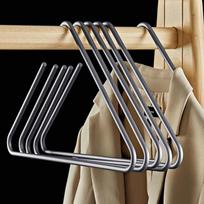 5PCS Rust-Proof Triangle Coat Hangers Sturdy Drying Rack Clothes Hangers  Clothes Storage pilka