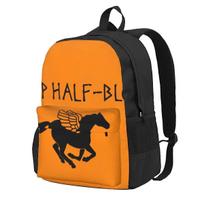 CAMP HALF-BLOOD Backpacks Bookbag School Bags Cartoon  Rucksack Travel Rucksack Shoulder Bag orange