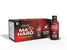 Benefic Max hard Ayurvedic Stamina Shot 60ml each (Pack of 10) | Extra Strength | No Added Sugar