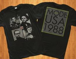 Rare Vintage Depeche Mode Tour 1988 Concert T Shirt S gray