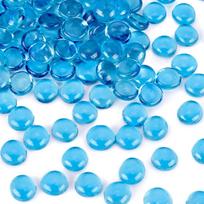 Glass Pebbles Vase Filler Beads Light Reflecting Decorative Glass Stones Clear Glass Beads for Vases Mixed Color įvairiaspalvis