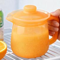 Silicone Teapot Coffee Dispenser Multipurpose Leakproof Water Pitcher Milk Jug for Kitchen Office Orange beige