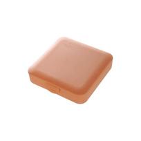 1Pc Portable Storage Box for Sanitary Napkin Women Tampons Holder Dustproof Packaging Case Travel Cosmetic Plastic Carrying Bag oranžinė