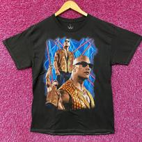 WWE The Rock Final Boss Graphic 100% Cotton T-shirt Mens Tees Top XL pink