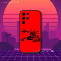 U-Ultrakill Game Phone Case For Samsung S10,S21,FE,S21 ,S26,S25,S24,S23,Ultra,S9,S22,Plus Black Shell Cover Samsung S21 s305G red