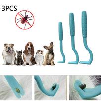 Tick Hook Tick Remover For Dogs Cats & Horses Tick Lever For Tick blue