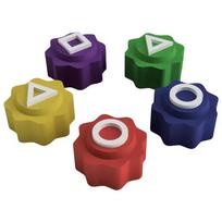 Korean Folk Game Playsets Dice Party Game Props Square Circle Triangle Family Party Game Props Korean Play Hot decor blue