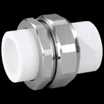 PPR Hot-Melt Double-Head Live Joint balta spalva