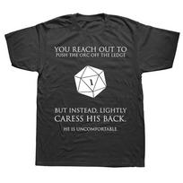 Novelty Dungeon Dragon T Shirts Graphic Streetwear Short Sleeve I Have A Plan D20 Dice Role Playing Game DnD T-shirt Men Y2K Meme Fashion 4XL