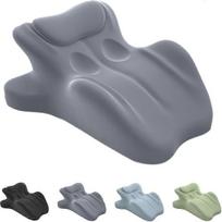 Couple Pillow with 27 Ergonomic Incline Memory Foam Wedge for MultiPosition Support Gray