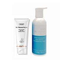 2 pcs Hair Removal Cream for Women Men Bikini Hair Removal   Lotion for Unwanted Hair All Skin Types 120ml white