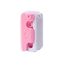 New Cartoon 3d Gravity Carrot Eraser Toy For Students Creative Stationery To Release Stress Purple Shell) Pink pink