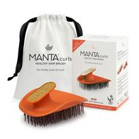 Manta Hairbrush for Curly Hair Orange white