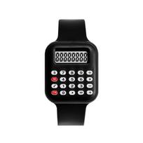 New Children Calculator Watch Clock Unisex Kid Silicone Multi-Purpose Electronic Led Digital Wrist Watches juoda