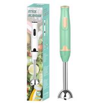 Food Grade Handheld Blender Stainless Steel Immersion Electric Blender  Making Desserts žalia