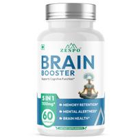 ZESPO Brain Booster 1100mg - Advanced Nootropic Supplement for Memory, Focus & Clarity - GABA, Lion's Mane, Bacopa - Supports Cognitive Function