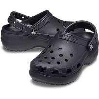 Crocs Classic Platform Clogs Woman Black 206750 001 W5(220) gray