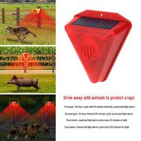 Solar-Powered Infrared Motion Alarm & Animal Repeller red